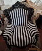 FOTEL / TRON W STYLU BAROKOWYM - DO ODNOWIENIA!!!