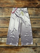 Liquorish spodnie damskie liliowe z szerokimi nogawkami rozmiar EU 38 M