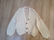 Sweterek ażurowy Simplicity uniwersalny 46/48 ecru