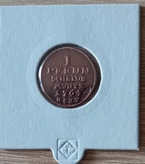 Goslar, 1 Pfennig Scheide Mvntz 1764 - NOWE BICIE 1977  