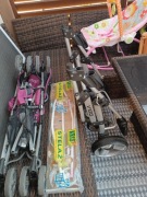 Wózek gondola z funkcją spacerową + spacerówka + dodatki