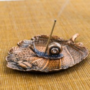 Zestaw Zen: Podstawka Liść + Ślimak i Biedronka (Kpl. + Torebka)