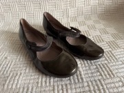 Clarks baleriny skórzane lakierowane rozmiar 6 (39)