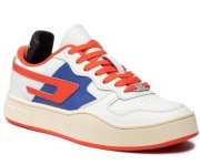 Diesel Sneakersy S-Ukiyo Low męskie skórzane white blue 44