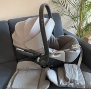 Fotelik samochodowy CYBEX Cloud Z i-Size Soho Grey rozkładany budka szary