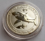 Australia 50 centów, 2014 Wielki biały rekin - kopia 