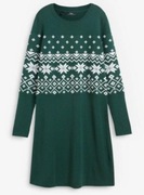 BONPRIX SUKIENKA DZIANINOWA W NORWESKI WZÓR__52/54