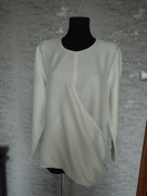 Nowa śmietankowa elegancka bluzka idealna do karmienia XL