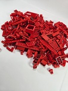 Lego mix elementy czerwone klocki oryginalne 260g Używane