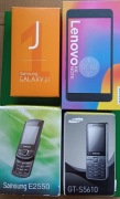 Cztery telefony (Lenovo, Samsungi) wszystkie sprawne za 260 zł.