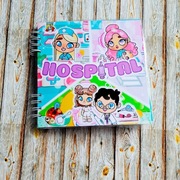 Książeczka na rzepy Toca Boca. Avatar. Szpital. 