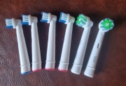 Komplet końcówek do szczoteczki elektrycznej Oral B + 2 skośne