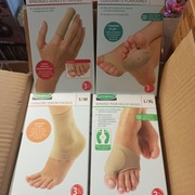 Zestaw ortez na haluksy, opasek uciskowych, podkładek śródstopia 