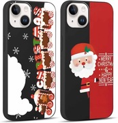 Świąteczne Etui na iPhone 14 / iPhone 13 – Zestaw 2 szt.