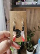 Kolczyki halloween noże z krwią