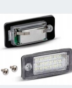 Lampki LED  Rejestracji Audi