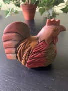 Drewniany kogut rękodzieło