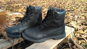 Timberland Premium 6 Inch Boot - jesienne/zimowe buty skórzane czarne 37,5 