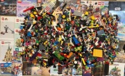 LEGO instrukcje + klocki Kazi Cobi inne figurki mix 14kg