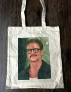 Torba bawełniana torebka tote bag bawełna cotton pedro pascal 