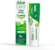 AloeDent Triple Action Aloe Vera pasta do zębów bez fluorków 1 x 100 ml