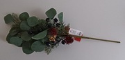 DEKORACJA ŚWIĄTECZNA GAŁĄZKA DO STROIKÓW 50 CM