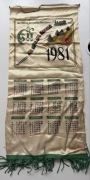 Kalendarz ścienny Składnica Harcerska 1981 rok