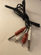 Kabel 2xRCA 2xJack 6,3mm 1,5m