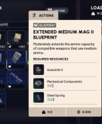 ARC Raiders extended medium mag II blueprint większy Średni Magazynek II
