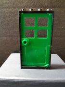 Lego Zielone Drzwi W Czarnej Ramie