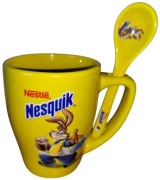 Kubek Nestle Nesquik z łyżeczką - zestaw nowy