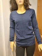 Sweterek Esmara S/M perełki elegancki cienki dopasowany basic