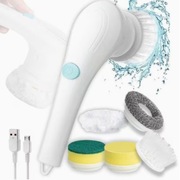 ELEKTRYCZNA SZCZOTKA OBROTOWA CZYSZCZĄCA AKUMULATOROWA WIELOFUNKCYJNA