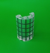 85941pb017 – Cylinder Half 2 x 4 x 5 z zieloną ramą okienną [2A1]