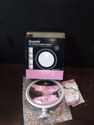 Auxmir Lusterko Kosmetyczne z Podświetleniem LED, 10-Krotne Powiększenie