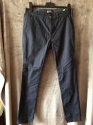 spodnie chinos, S, casual, granat