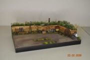 Diorama 1/35 podstawka STANOWISKO OGNIOWE