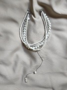 Masywny naszyjnik z ceramicznych pereł