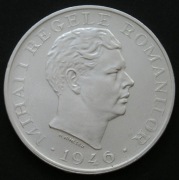 Rumunia 100000 lei 1946 - król Michał I Hohenzollern - srebro