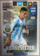FIFA 365 2017 KARTA INTERNATIONAL STAR MATIAS KRANEVITTER