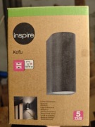 Kinkiet zewnętrzny Kofu IP44 2xGU10  Inspire czarny