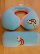 Poduszka samochodowa dla dzieci - rogal + na pas, nieużywane