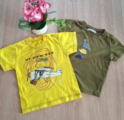 Koszulki chłopięce ,,Fox & Bunny'' na 86 cm