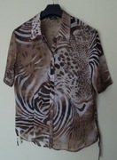 NOWA, ELEGANCKA BLUZKA DAMSKA NA LATO - KRÓTKI RĘKAW 