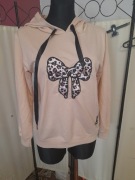 Bluza z kapturem kokarda panterka Moda Katalinski