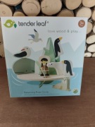 Drewniana gra zręcznościowa Balansujący biegun polarny Tender Leaf Toys