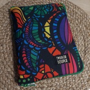 Etui otulacz na książkę prezent hand made