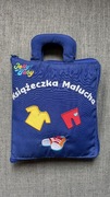 Jolly Baby Książeczka malucha Edukacyjna materiałowa książeczka 10m+
