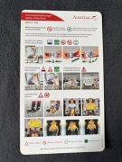 Safety Card / Karty Instrukcja Bezpieczeństwa Austrian arrows DASH 8-400