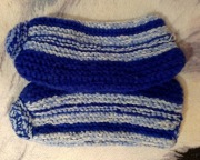 balerinki domowe, ręcznie robione bamboszki, r. 37